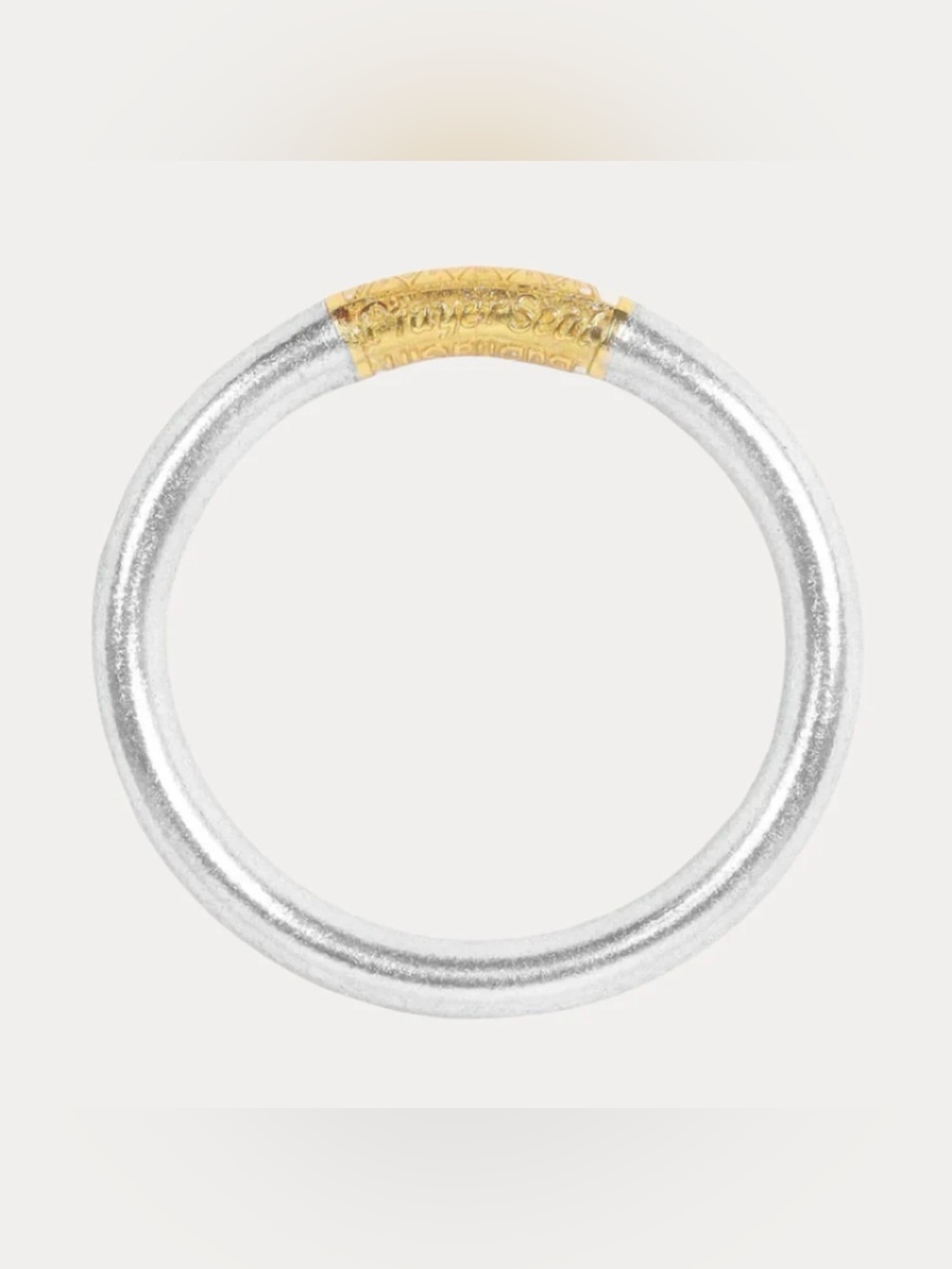BUDHAGIRL- Silver TZUBBIE all Weather Bangle